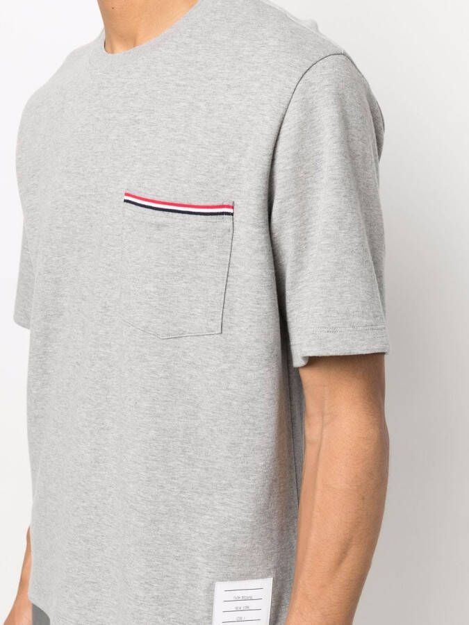 Thom Browne T-shirt met opgestikte zak Grijs