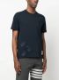 Thom Browne T-shirt met paisley-print Blauw - Thumbnail 3