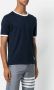 Thom Browne T-shirt met print Blauw - Thumbnail 3