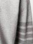 Thom Browne T-shirt met vier strepen Grijs - Thumbnail 5