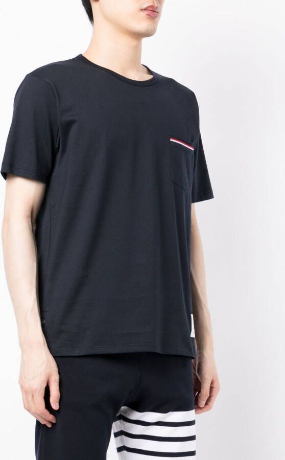 Thom Browne T-shirt met zak Blauw