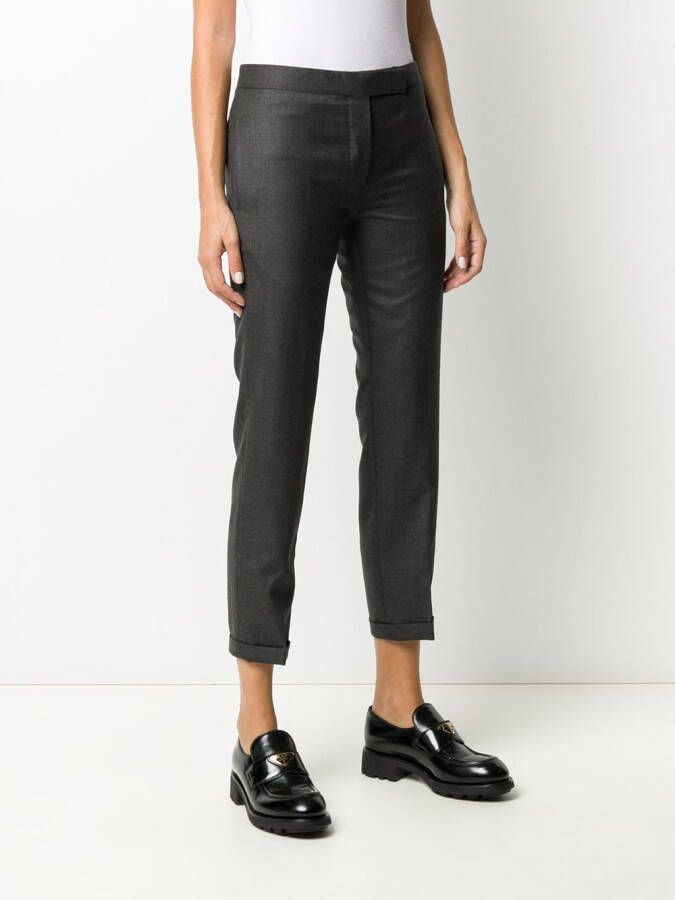 Thom Browne tailored cropped trousers Grijs