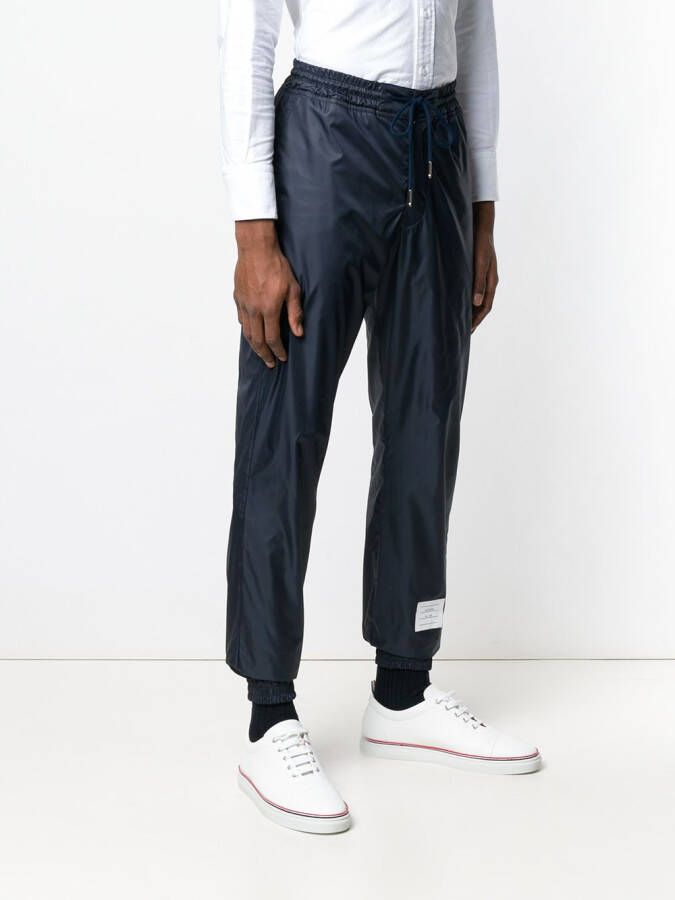 Thom Browne Trainingsbroek met strepen Blauw