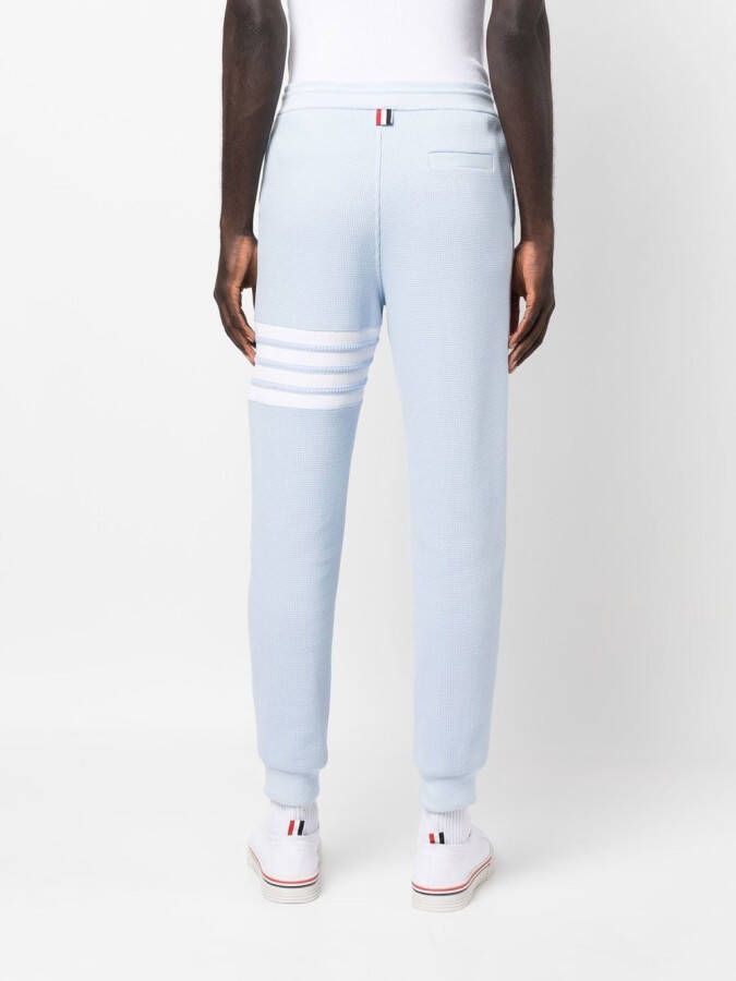 Thom Browne Trainingsbroek met toelopende pijpen Blauw