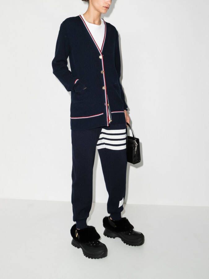 Thom Browne Trainingsbroek met trekkoord Blauw