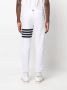Thom Browne Katoenen trainingsbroek met 4 strepen Wit - Thumbnail 4