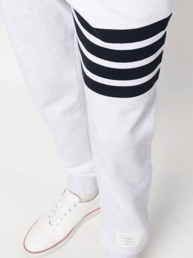 Thom Browne Katoenen trainingsbroek met 4 strepen Wit