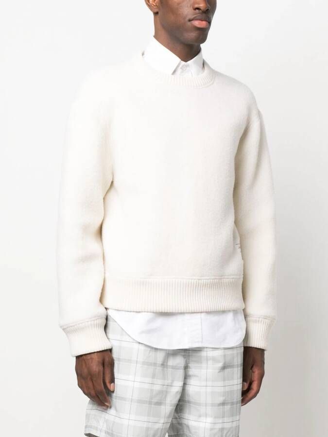 Thom Browne Trui met logopatch Wit