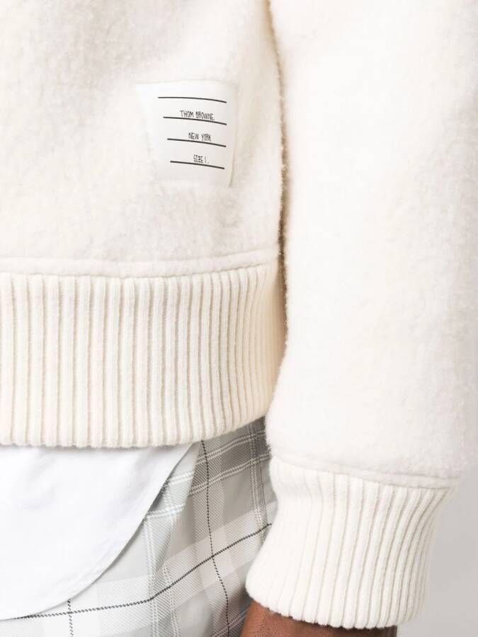 Thom Browne Trui met logopatch Wit