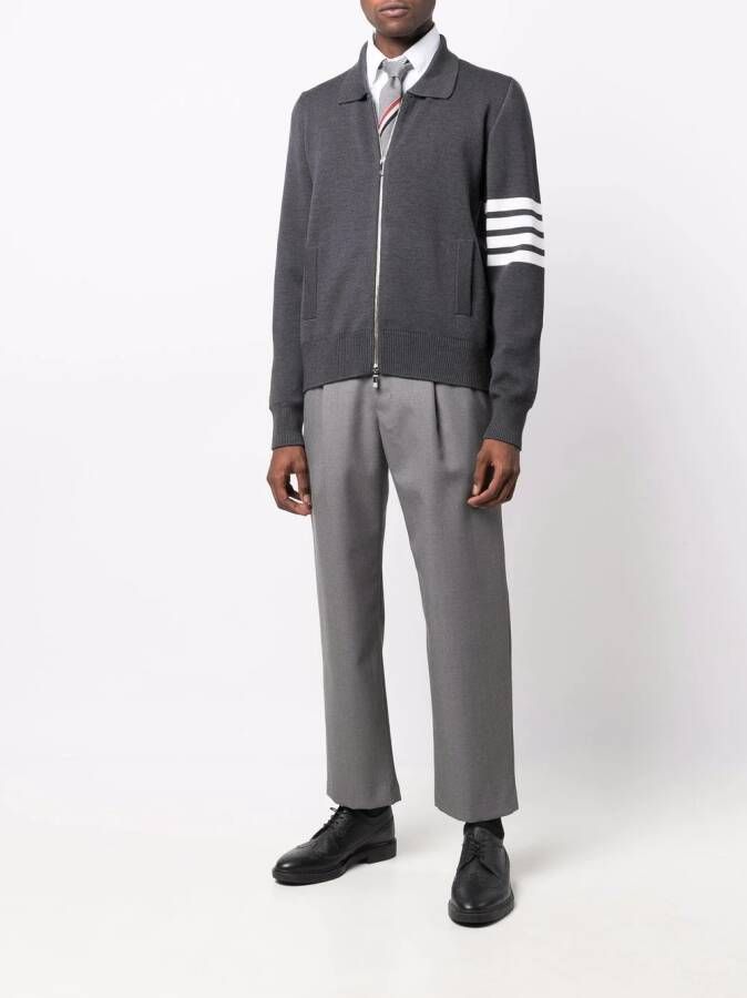 Thom Browne Trui met rits Grijs
