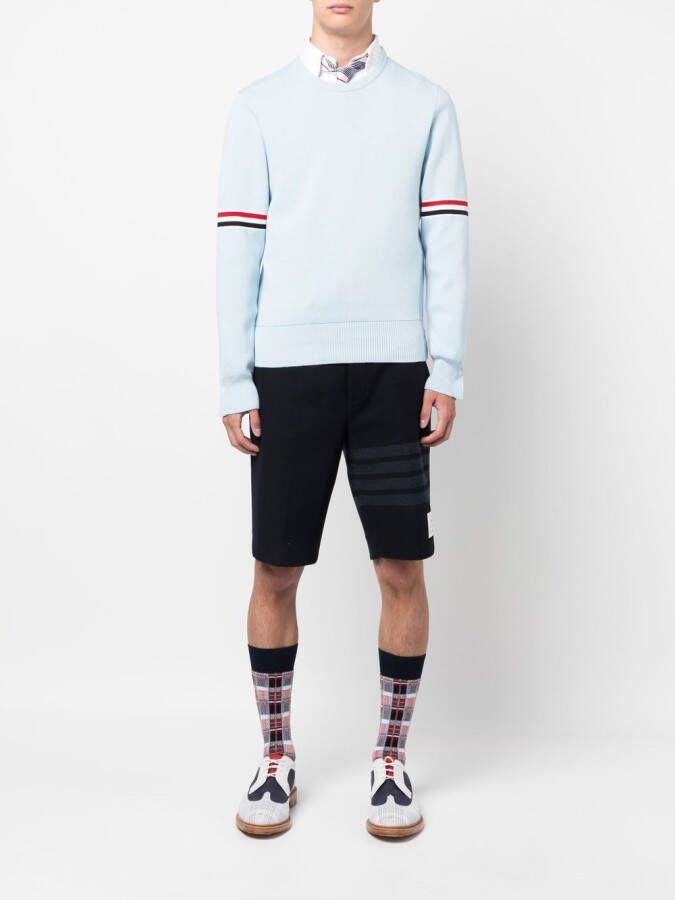 Thom Browne Trui met ronde hals Blauw