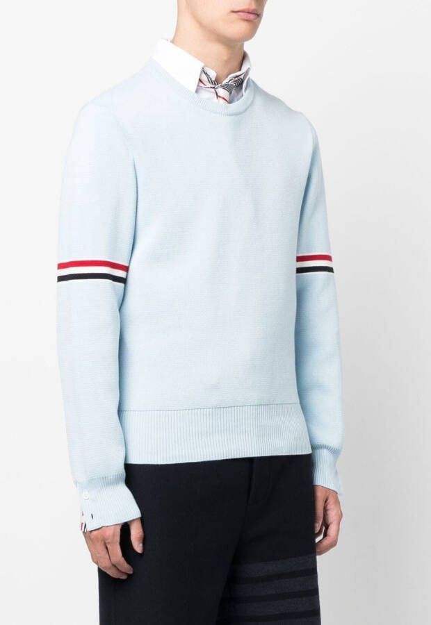 Thom Browne Trui met ronde hals Blauw