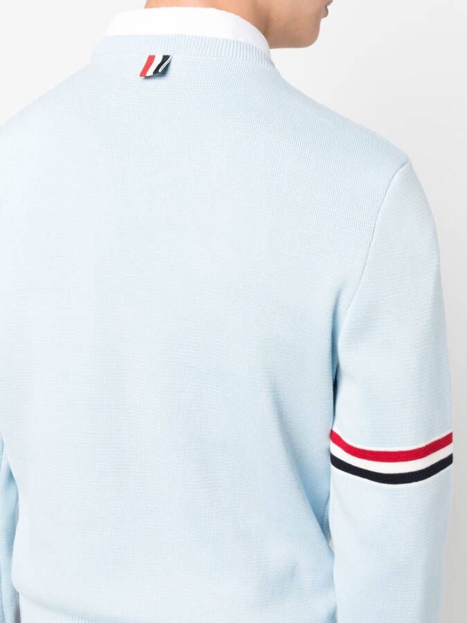 Thom Browne Trui met ronde hals Blauw