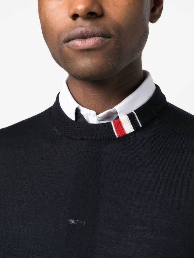 Thom Browne Trui met ronde hals Blauw