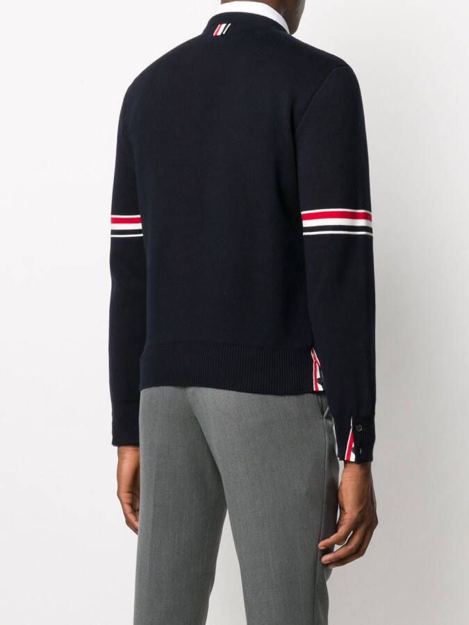 Thom Browne Trui met ronde hals Blauw