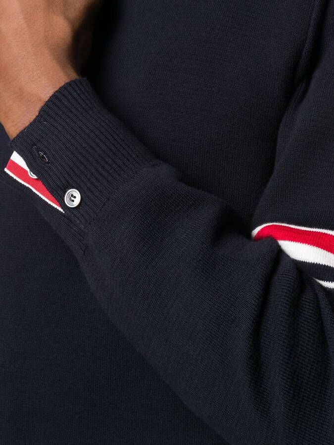 Thom Browne Trui met ronde hals Blauw