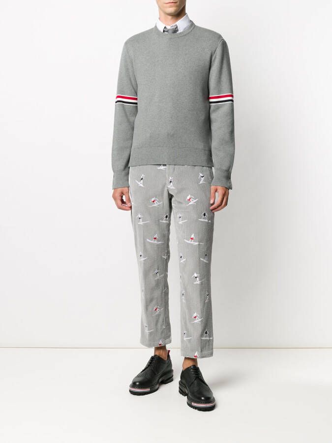 Thom Browne Trui met ronde hals Grijs