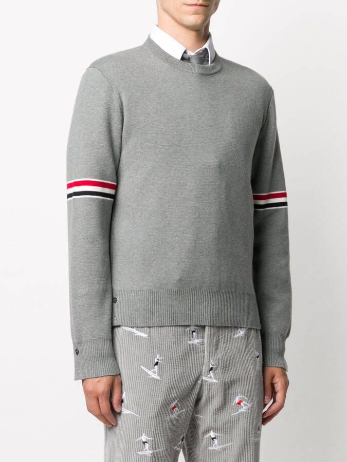 Thom Browne Trui met ronde hals Grijs