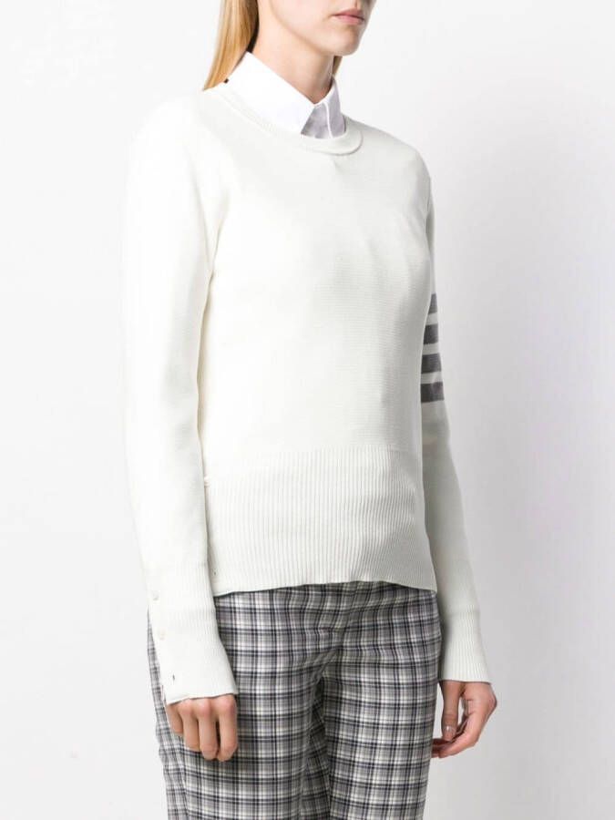 Thom Browne Trui met ronde hals Wit