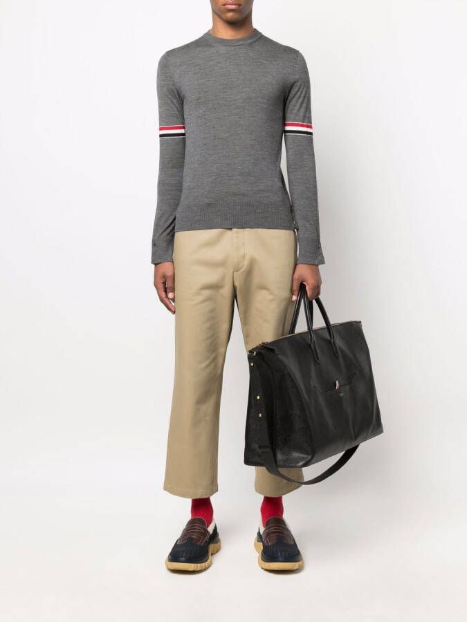 Thom Browne Trui met RWB-streep Grijs