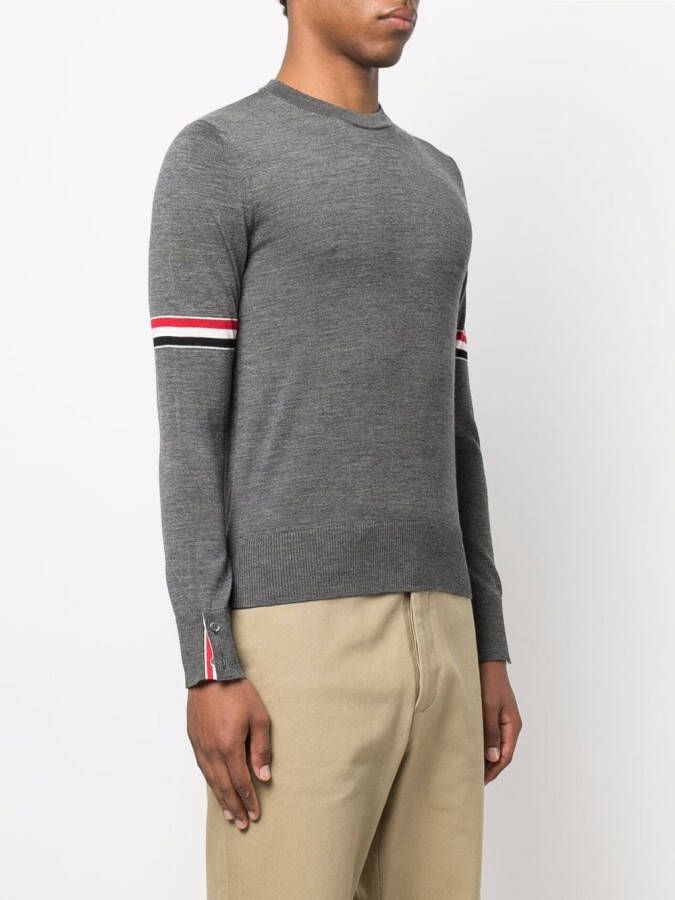 Thom Browne Trui met RWB-streep Grijs