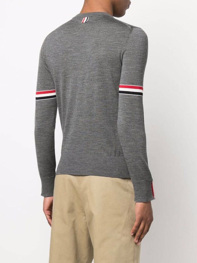 Thom Browne Trui met RWB-streep Grijs