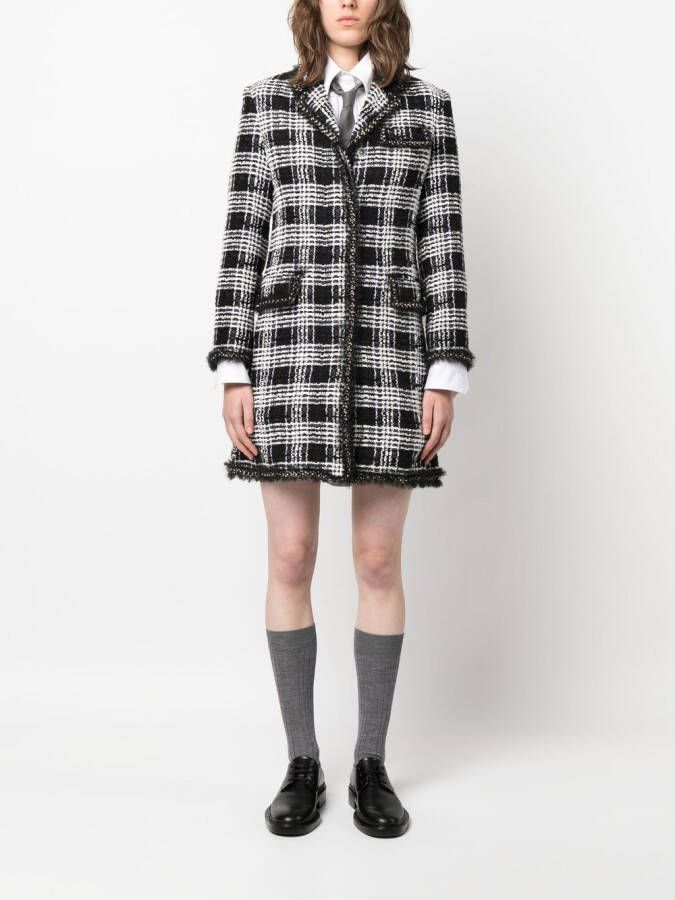 Thom Browne Tweed jurk Zwart