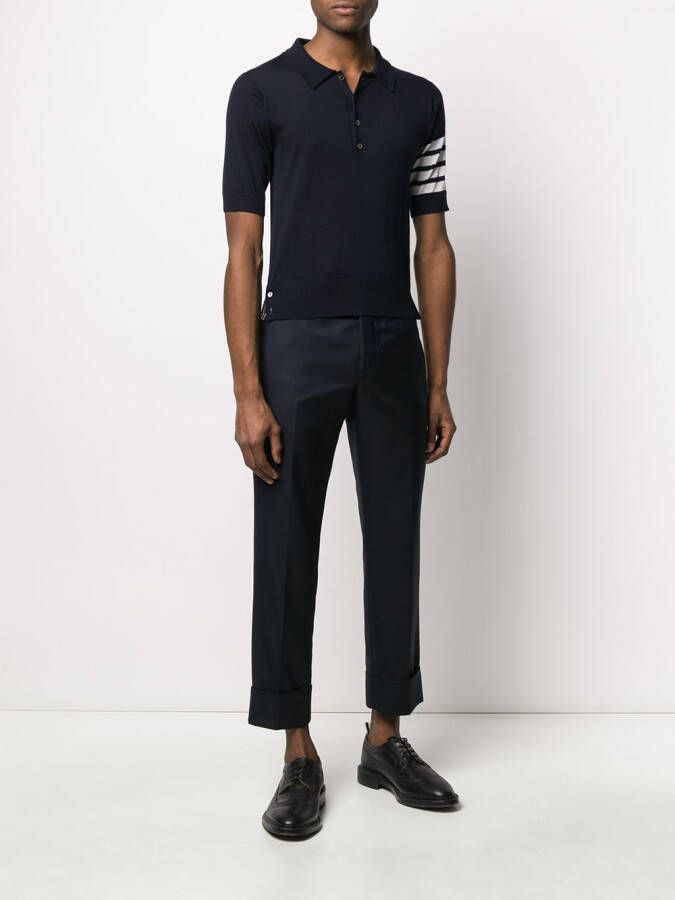 Thom Browne Twill broek Blauw