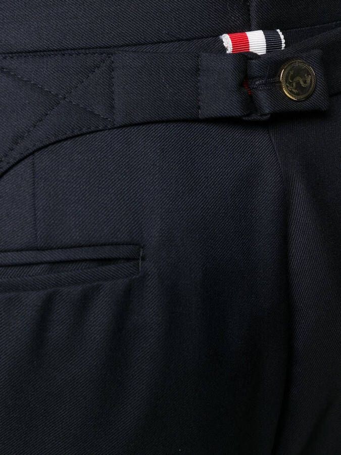 Thom Browne Twill broek Blauw