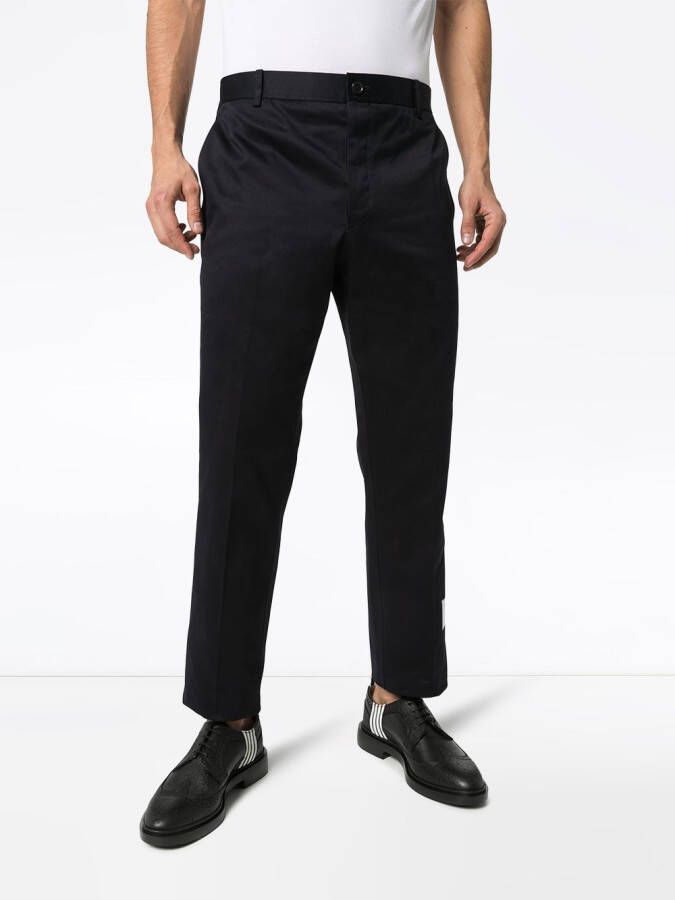 Thom Browne Twill chino Blauw