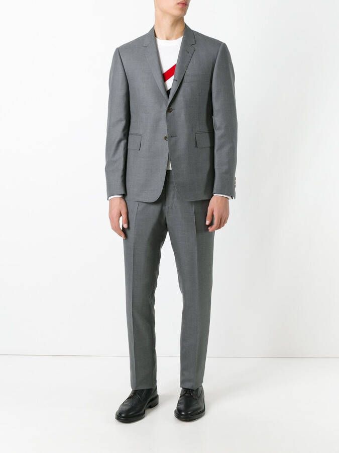 Thom Browne Twill maatpak Grijs