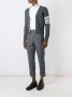 Thom Browne V-Neck Cardigan With 4-Bar Stripe In Medium Grey Cashmere Grijs - Thumbnail 2