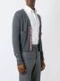 Thom Browne V-Neck Cardigan With 4-Bar Stripe In Medium Grey Cashmere Grijs - Thumbnail 3