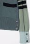 Thom Browne Kids Vest met colourblocking Groen - Thumbnail 3