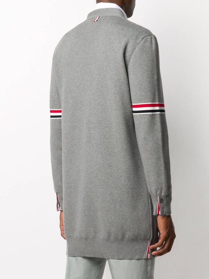 Thom Browne Vest met stiksels Grijs