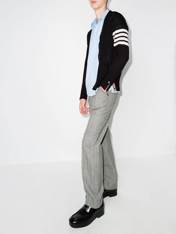 Thom Browne Vest met V-hals Blauw