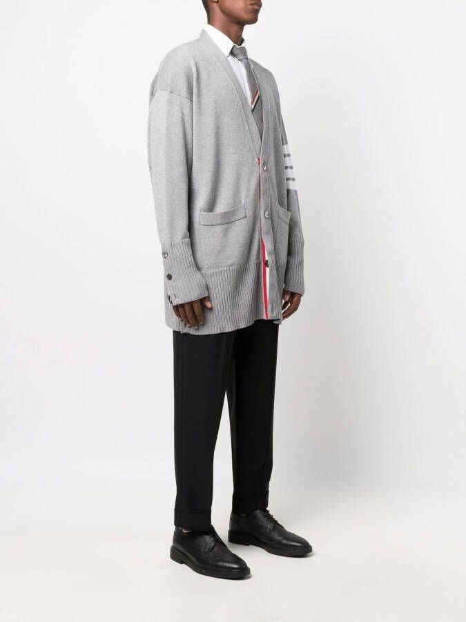 Thom Browne Vest met V-hals Grijs