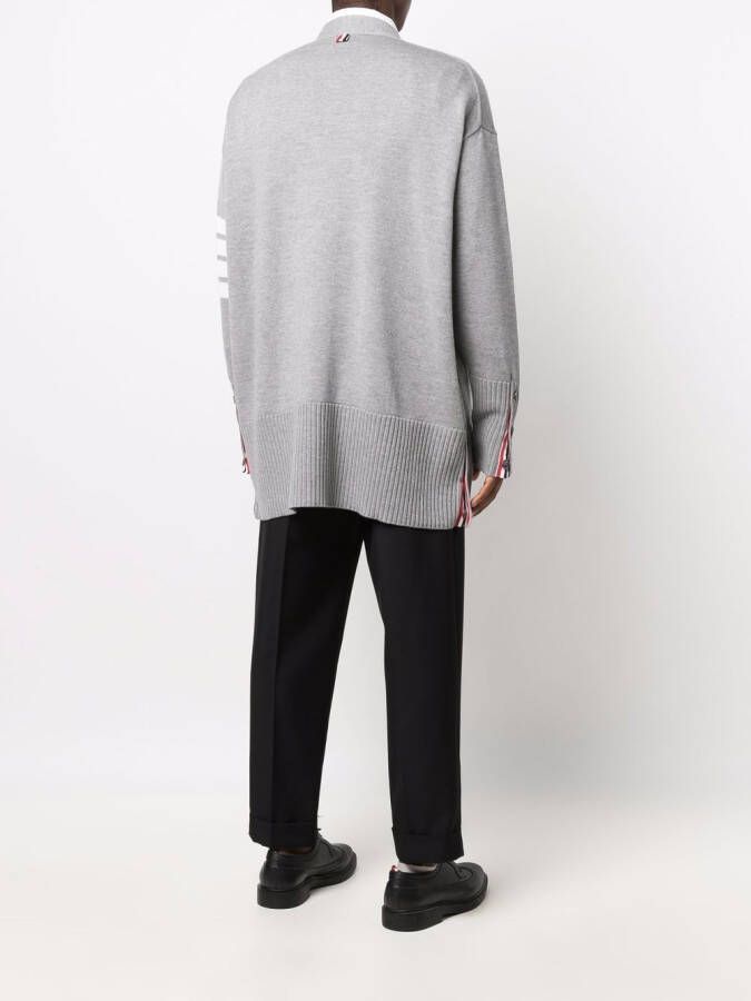 Thom Browne Vest met V-hals Grijs