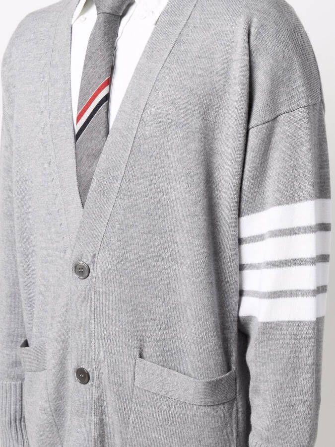 Thom Browne Vest met V-hals Grijs