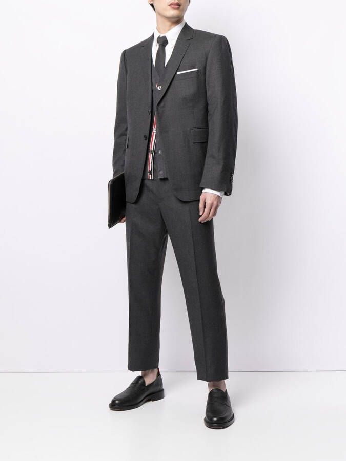 Thom Browne Vest met V-hals Grijs