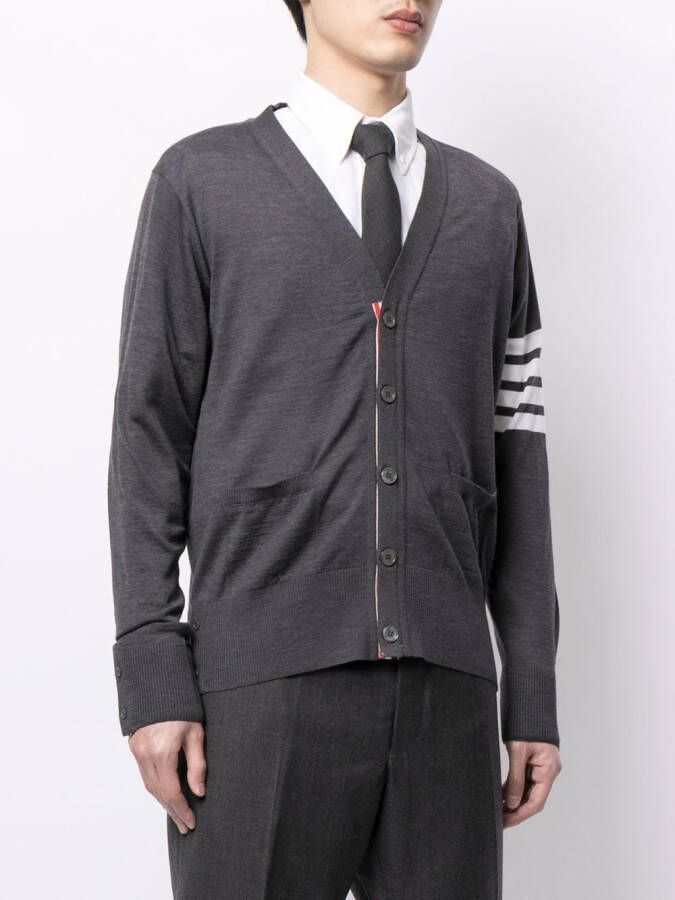 Thom Browne Vest met V-hals Grijs