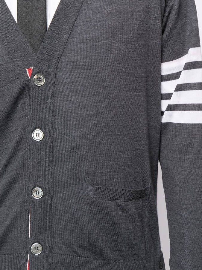 Thom Browne Vest met V-hals Grijs