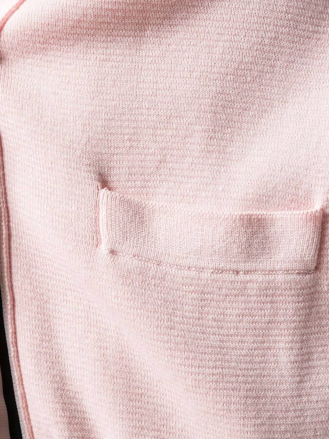 Thom Browne Vest met vier strepen Roze