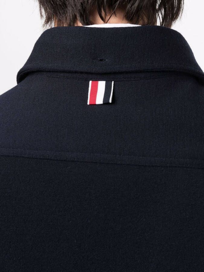 Thom Browne Wollen overhemd 415 NAVY
