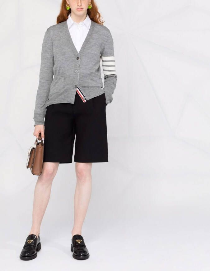 Thom Browne Wollen vest Grijs