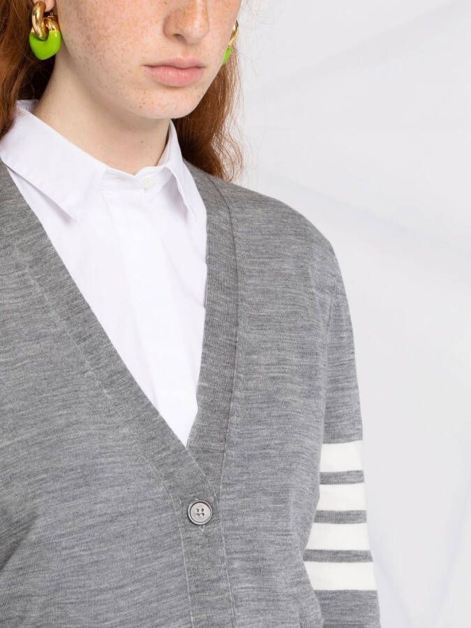 Thom Browne Wollen vest Grijs