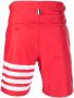 Thom Browne Zwembroek met 4 strepen Rood - Thumbnail 2