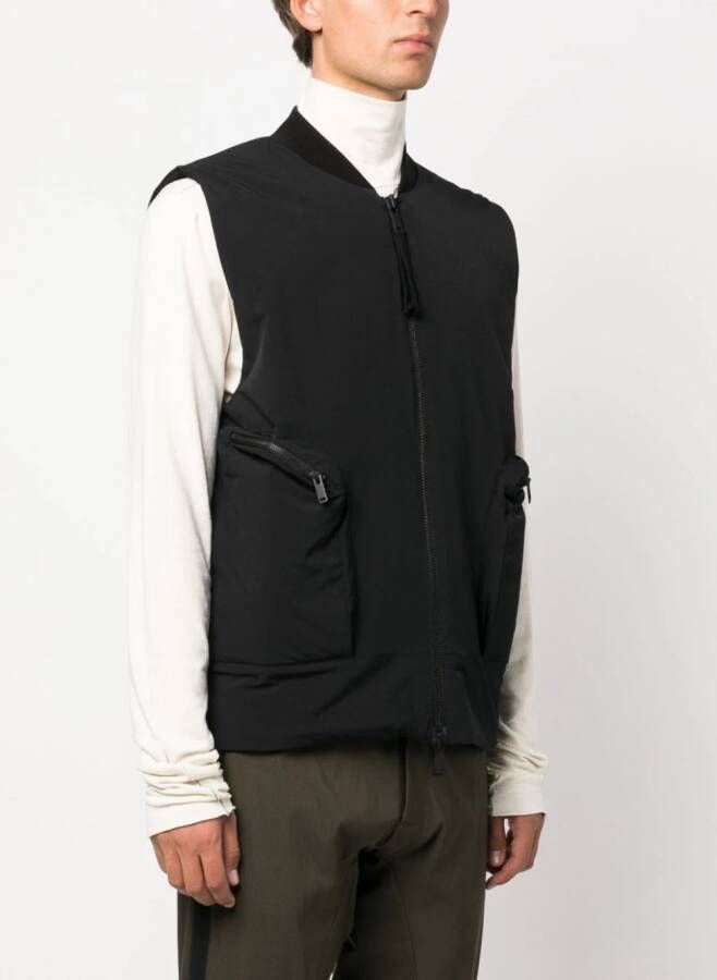 Thom Krom Bodywarmer met rits Zwart