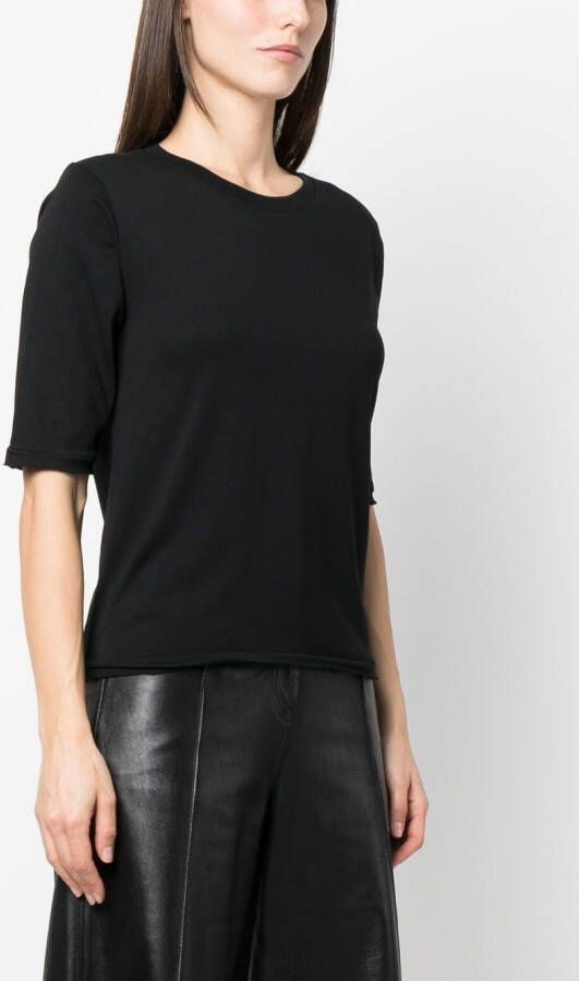 Thom Krom Katoenen T-shirt Zwart