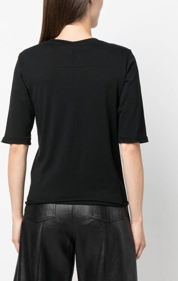 Thom Krom Katoenen T-shirt Zwart